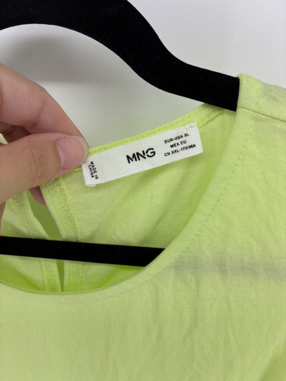 Mango Light Green Tank Top - Picture 2 of 8